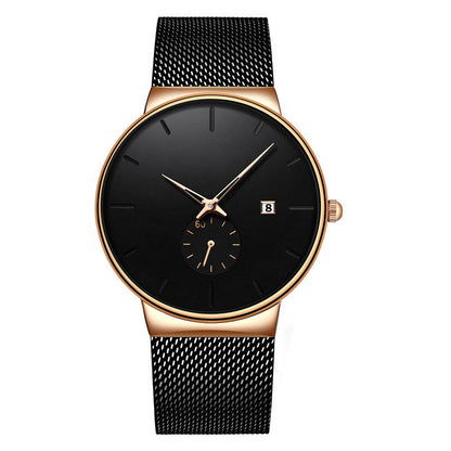 Men's Minimalist Waterproof Quartz Watch