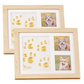 🐾 50% OFF! DIY keepsake set for pet paw prints – wooden frame, soft clay, and space for a photo – preserve a cherished memory forever 🖼️🐱