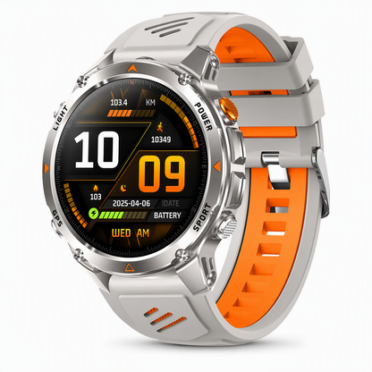 ⏰Smartwatch with Bluetooth Calling,GPS & Beidou Positioning, Heart Rate & Sleep Monitor, Pedometer & Message Reminders🏃‍