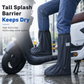 ⏳Time-Limited Special ⏰👢 Waterproof High‑Top Rain Shoe Covers – Non‑Slip PVC, 42cm Splash Barrier & Reflective Night Safety 👟