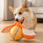 Hide & Seek Orange Plush Dog Toy