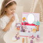 📢📢50% OFF !! ⏰Kids Wooden Pretend Play Makeup and Hair Salon Dressing Toy Set