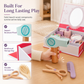 📢📢50% OFF !! ⏰Kids Wooden Pretend Play Makeup and Hair Salon Dressing Toy Set