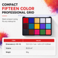 15 Colors Oil Based Face and Body Paint Palette