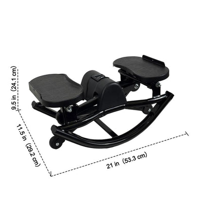 ⌛【Hot Deal】3D Rocking Stepper – Compact Home Gym, Gravity Resistance