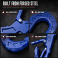 🔗🚙 Forged Steel Tow Hook – 50% OFF! 14-ton breaking strength, dual safety gates, heat-treated 40Cr steel – heavy-duty recovery. 💪