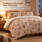 Printed Thick Warm 3-Piece Bedding Set for Autumn and Winter