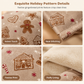 Printed Thick Warm 3-Piece Bedding Set for Autumn and Winter